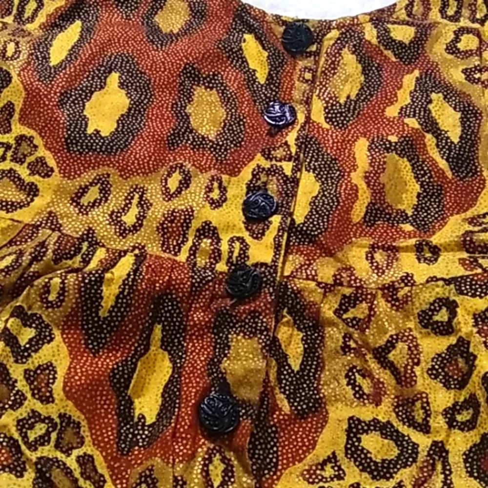 ANIMAL PRINT JUMPER W/Head Wrap NWOT
